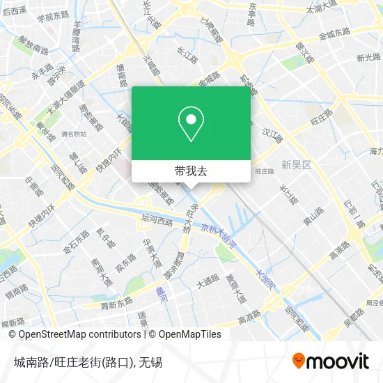城南路/旺庄老街(路口)地图