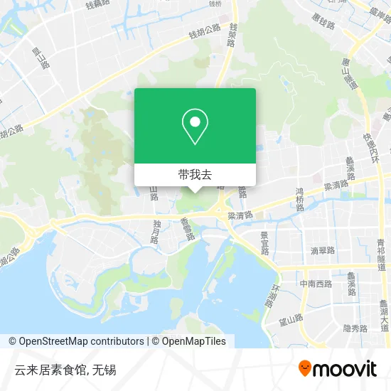 云来居素食馆地图