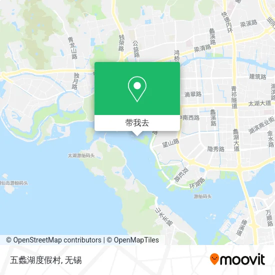 五蠡湖度假村地图