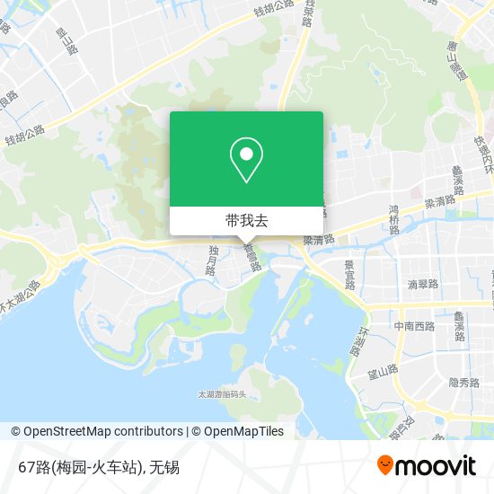 67路(梅园-火车站)地图