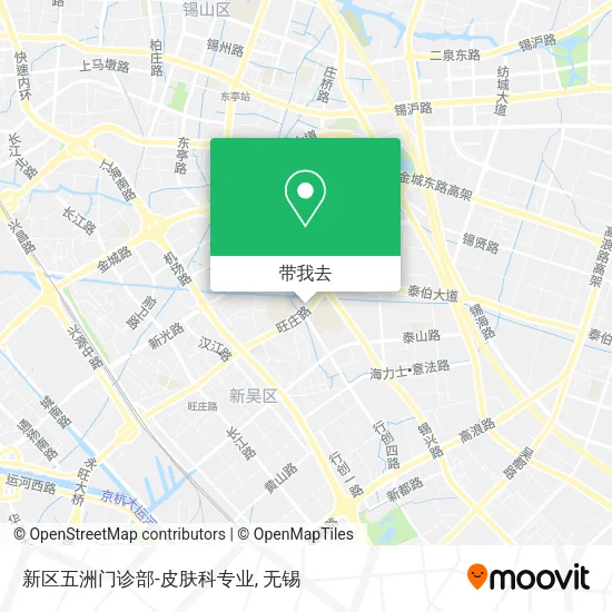 新区五洲门诊部-皮肤科专业地图