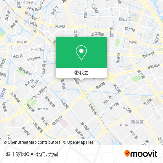 叙丰家园C区-北门地图