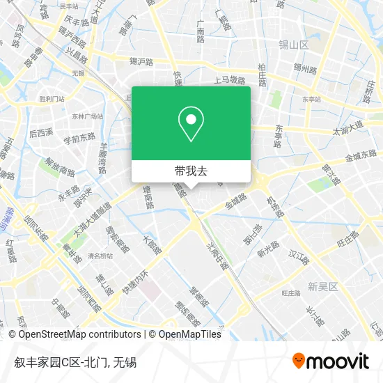 叙丰家园C区-北门地图