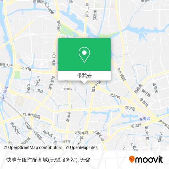 快准车服汽配商城(无锡服务站)地图