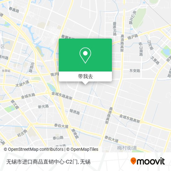 无锡市进口商品直销中心-C2门地图