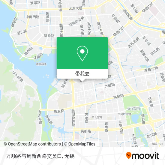 万顺路与周新西路交叉口地图