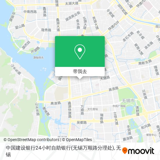 中国建设银行24小时自助银行(无锡万顺路分理处)地图