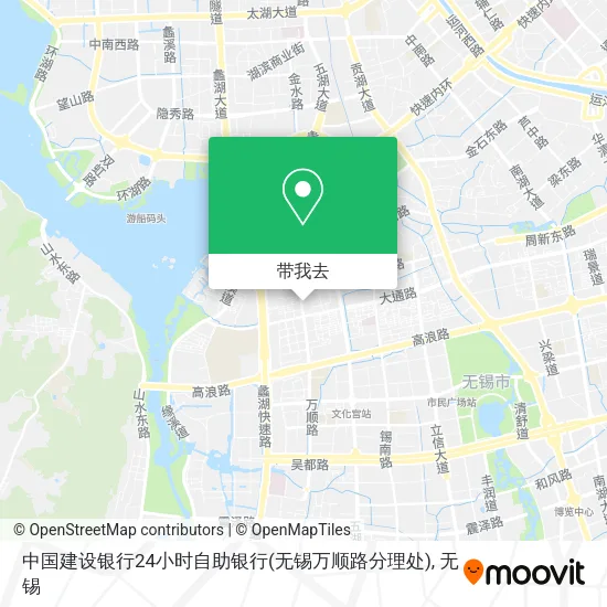 中国建设银行24小时自助银行(无锡万顺路分理处)地图