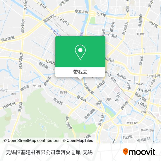无锡恒基建材有限公司双河尖仓库地图