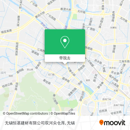 无锡恒基建材有限公司双河尖仓库地图