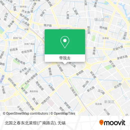 北国之春东北菜馆(广南路店)地图