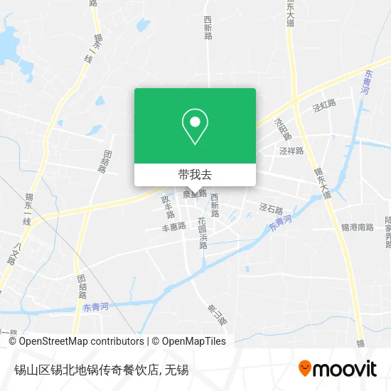 锡山区锡北地锅传奇餐饮店地图