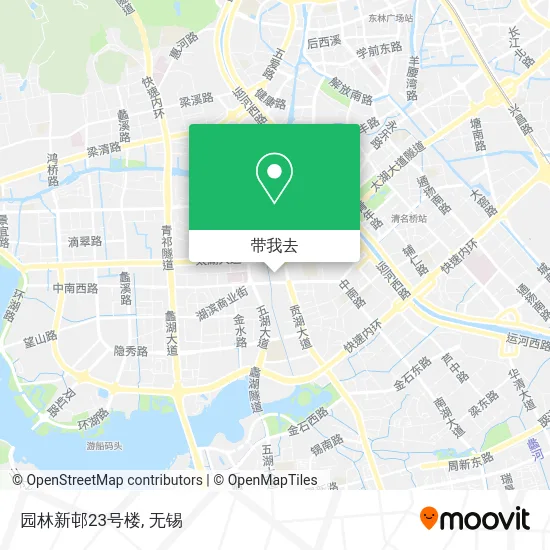 园林新邨23号楼地图
