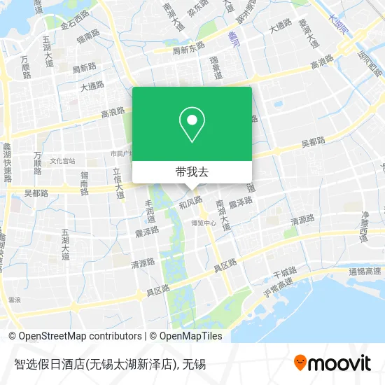 智选假日酒店(无锡太湖新泽店)地图