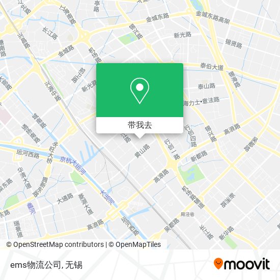 ems物流公司地图