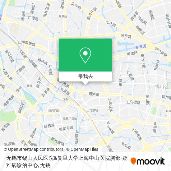 无锡市锡山人民医院&复旦大学上海中山医院胸部-疑难病诊治中心地图