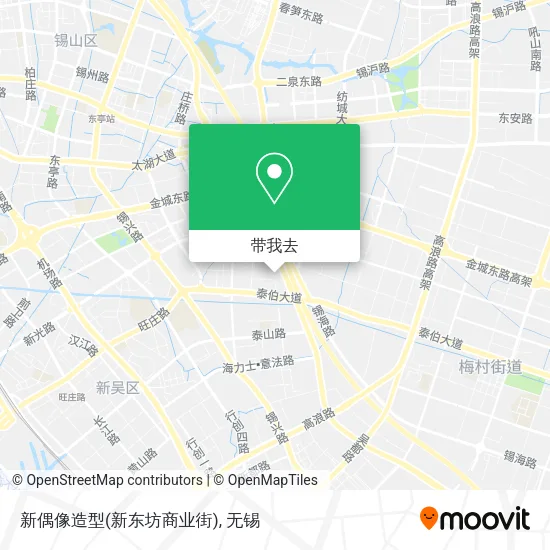 新偶像造型(新东坊商业街)地图