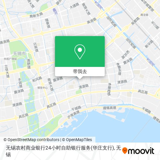 无锡农村商业银行24小时自助银行服务(华庄支行)地图