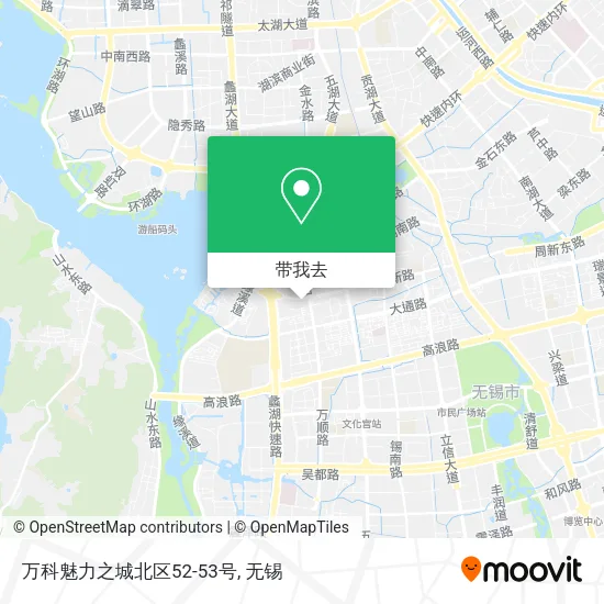 万科魅力之城北区52-53号地图