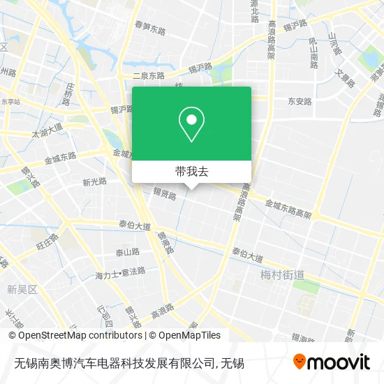 无锡南奥博汽车电器科技发展有限公司地图