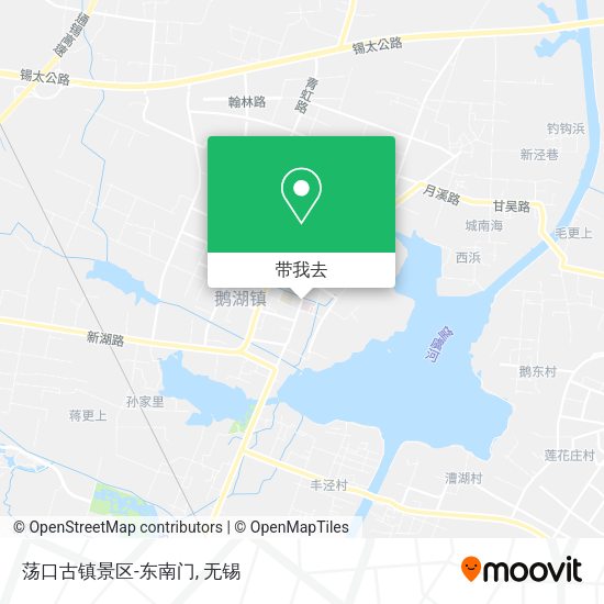 荡口古镇景区-东南门地图