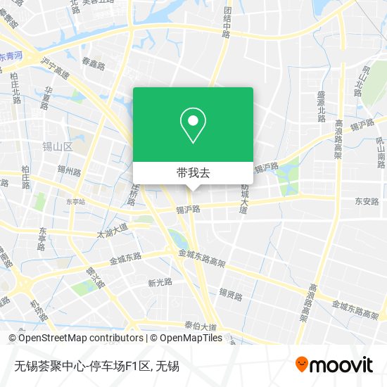 无锡荟聚中心-停车场F1区地图