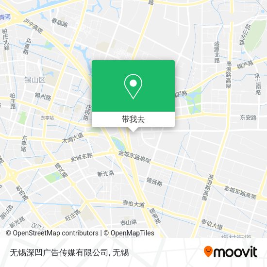 无锡深凹广告传媒有限公司地图