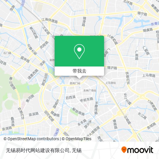 无锡易时代网站建设有限公司地图