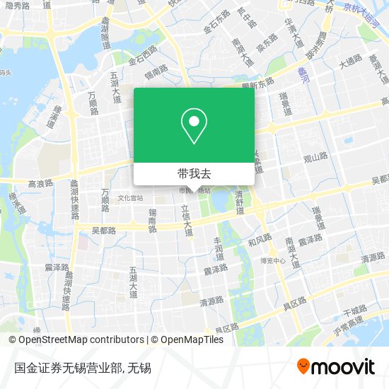 国金证券无锡营业部地图