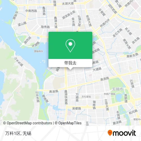 万科1区地图