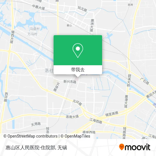 惠山区人民医院-住院部地图
