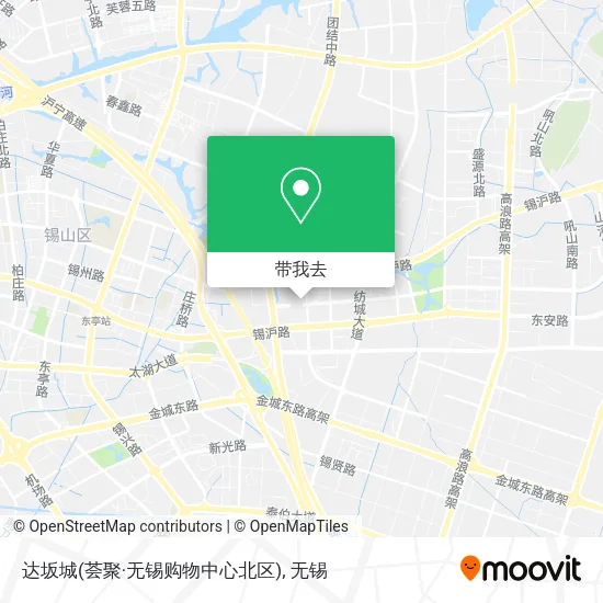 达坂城(荟聚·无锡购物中心北区)地图