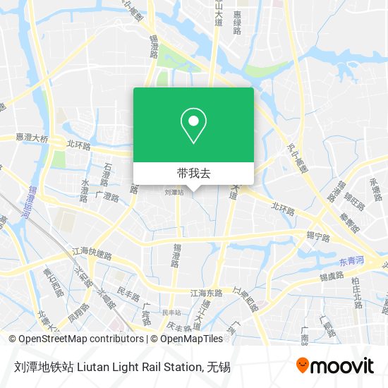 刘潭地铁站 Liutan Light Rail Station地图