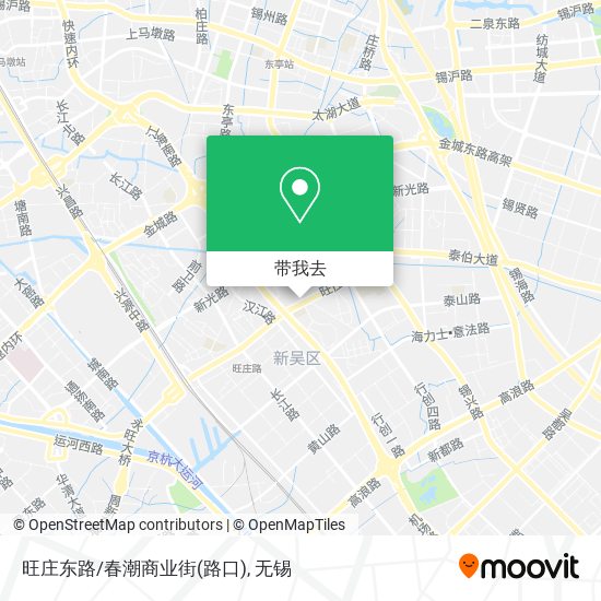 旺庄东路/春潮商业街(路口)地图