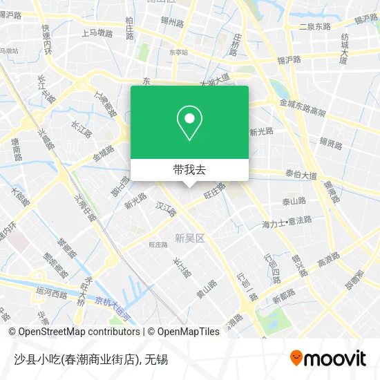 沙县小吃(春潮商业街店)地图