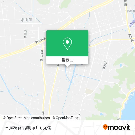 三凤桥食品(胡埭店)地图