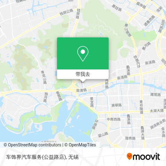 车饰界汽车服务(公益路店)地图
