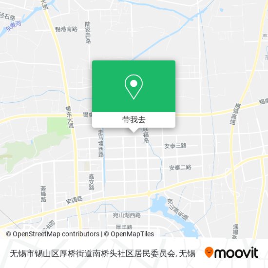 无锡市锡山区厚桥街道南桥头社区居民委员会地图
