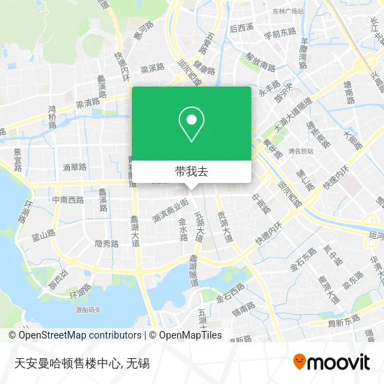 天安曼哈顿售楼中心地图