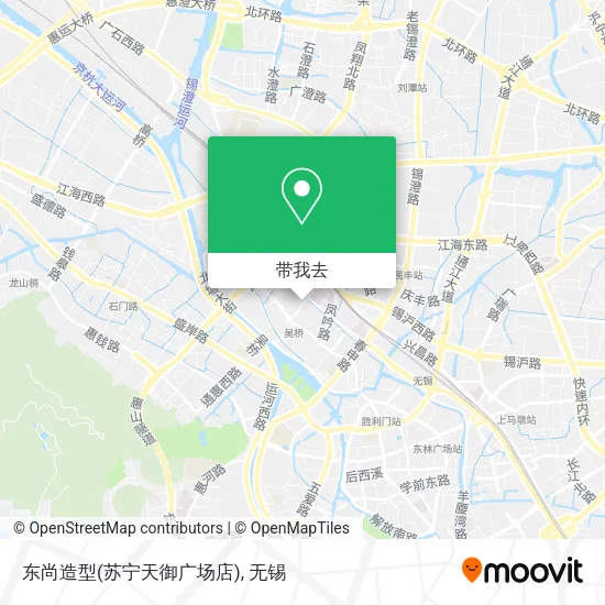 东尚造型(苏宁天御广场店)地图