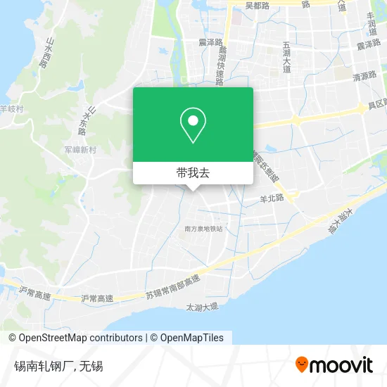 锡南轧钢厂地图