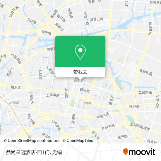 鼎尚皇冠酒店-西1门地图