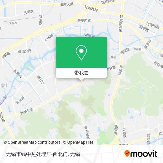 无锡市钱中热处理厂-西北门地图