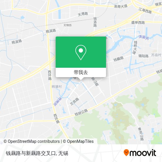 钱藕路与新藕路交叉口地图