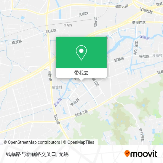 钱藕路与新藕路交叉口地图