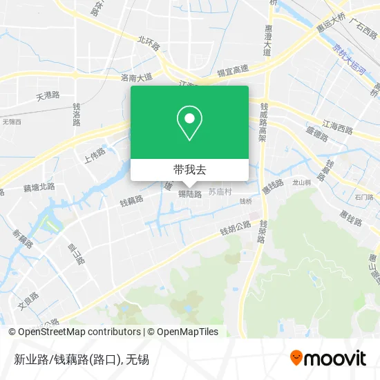 新业路/钱藕路(路口)地图