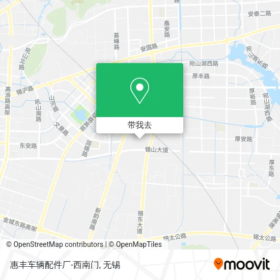 惠丰车辆配件厂-西南门地图