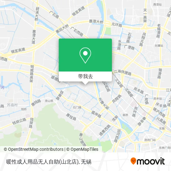 暖性成人用品无人自助(山北店)地图