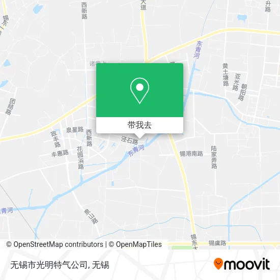 无锡市光明特气公司地图