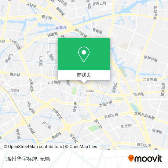 温州华宇标牌地图